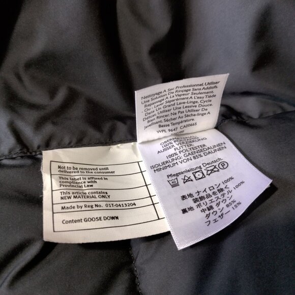 EB700 Eddie Bauer Puffer Vest Men L Tall Gray Goose Down Jacket - Picture 6 of 16